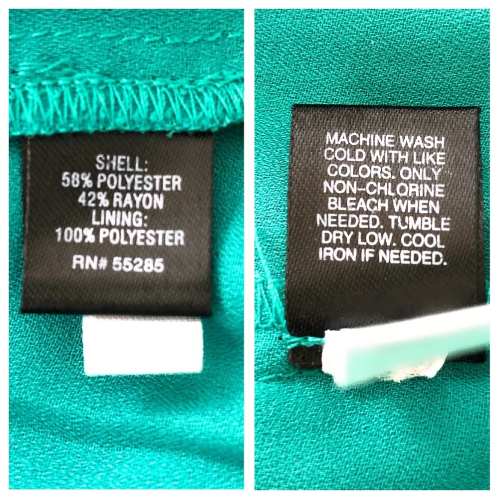 Express Dress Sz 4 Green Strapless Empire Waist - Picture 8 of 8